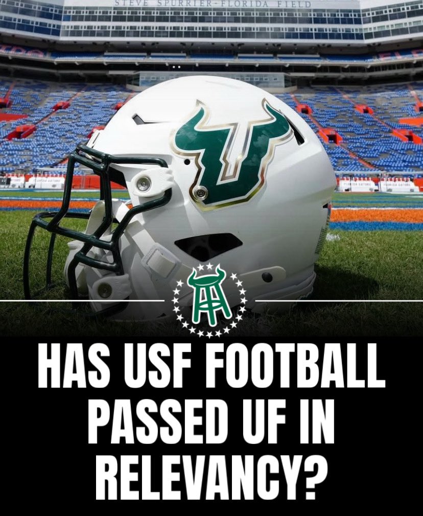 Barstool_USF's tweet image. WHAT DO YOU THINK? 🤔 

Higher ranked transfer portal class, beat them in their house, better record this year by a lot, poaching their guys.