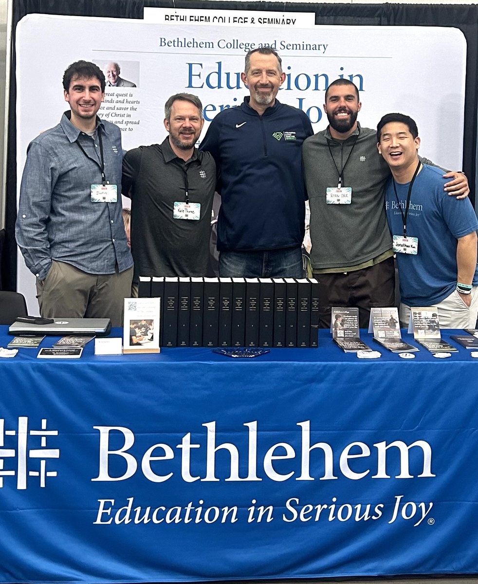 I'm thankful for this great team representing <a href="/BCS_MN/">Bethlehem College and Seminary</a> at #crosscon26!