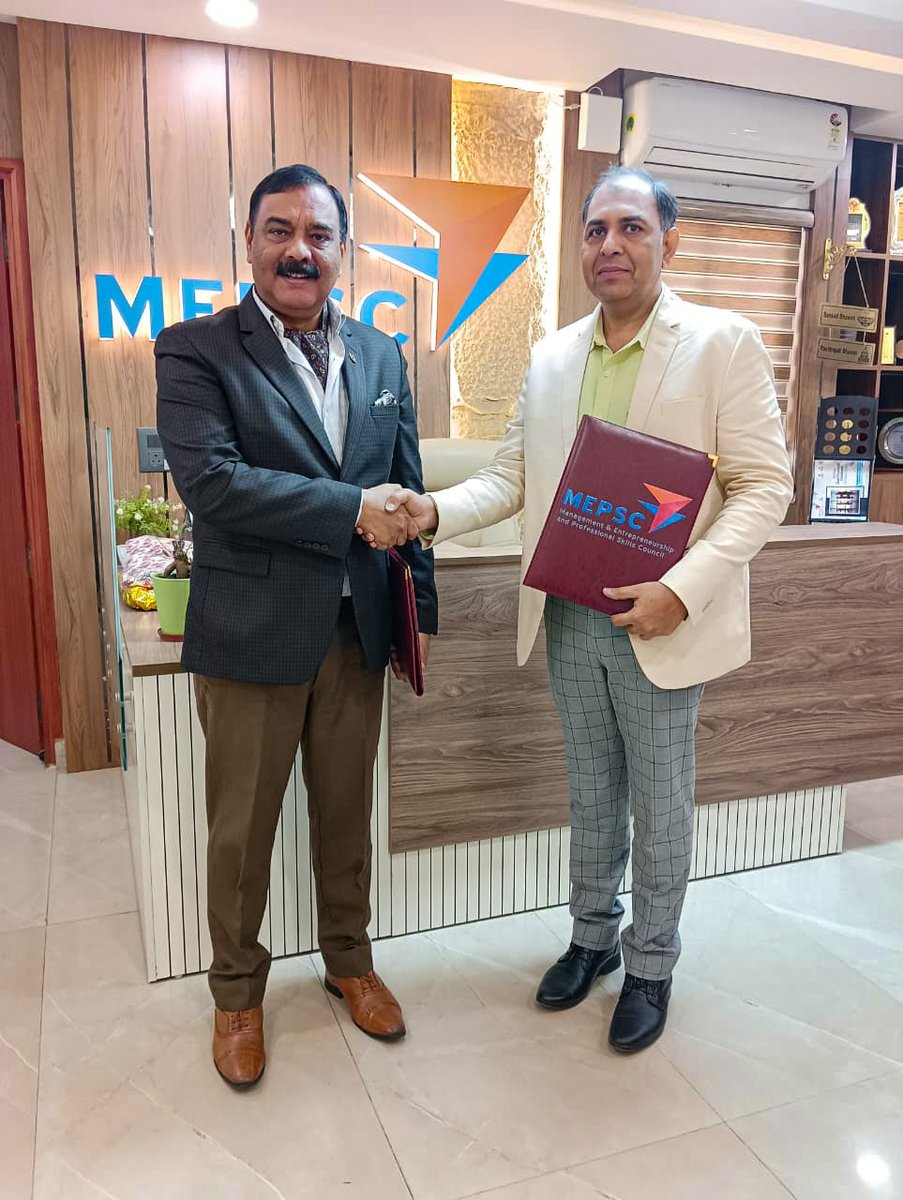 MEPSCindia's tweet image. Signed MoU with Swami Vivekananda University. Kokrajhar, Assam for Skill development program

#MoUSigning #SwamiVivekanandaUniversity #SkillDevelopment #HigherEducation #Assam #IndustryAcademia #WorkforceDevelopment #EducationPartnership #skills4all #skills4newindia #MEPSC