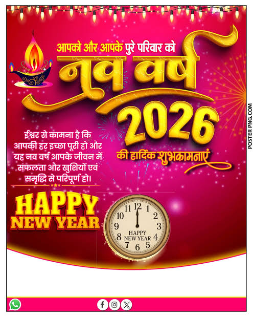 Happy New Year 
2026