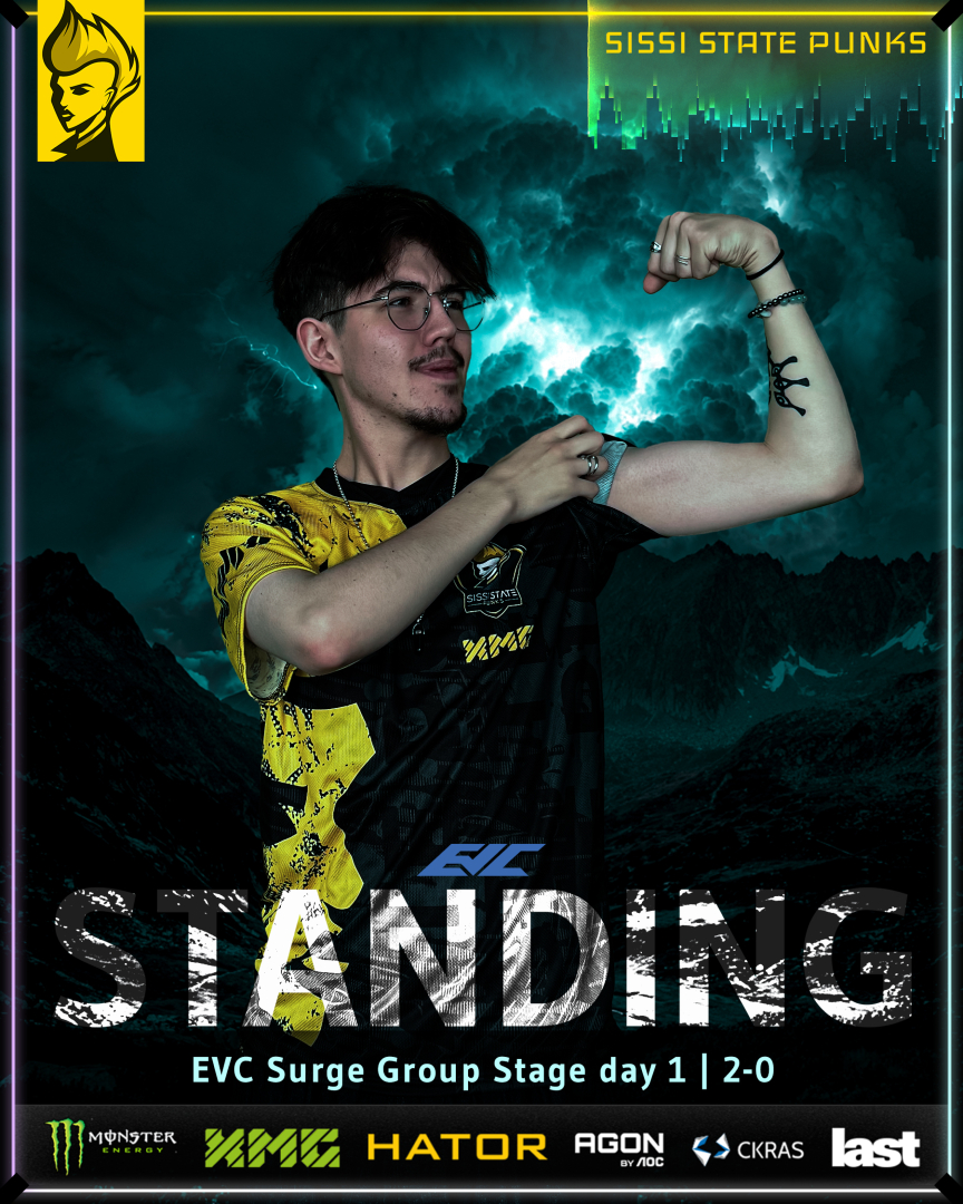 Clean first day in <a href="/EVCtournaments/">EVC</a> The Surge #8! 🤘

13-7 vs <a href="/vintex_gg/">Vintex GG</a> 
second game defwin

We will be back tomorrow with more games! 🔥

#SSPisPUNKROCK