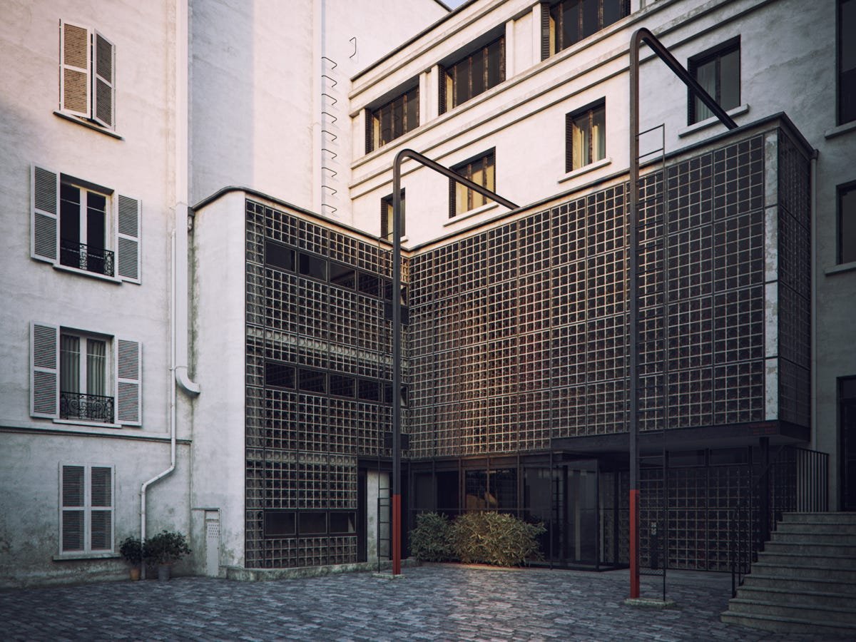 The Maison de Verre («house of glass» in French) is a stunning piece of architectural history. https