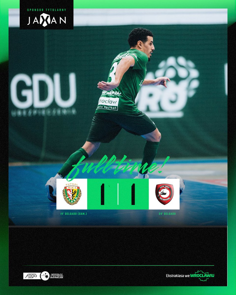 Był remis w Pniewach, jest remis we Wrocławiu 🤝