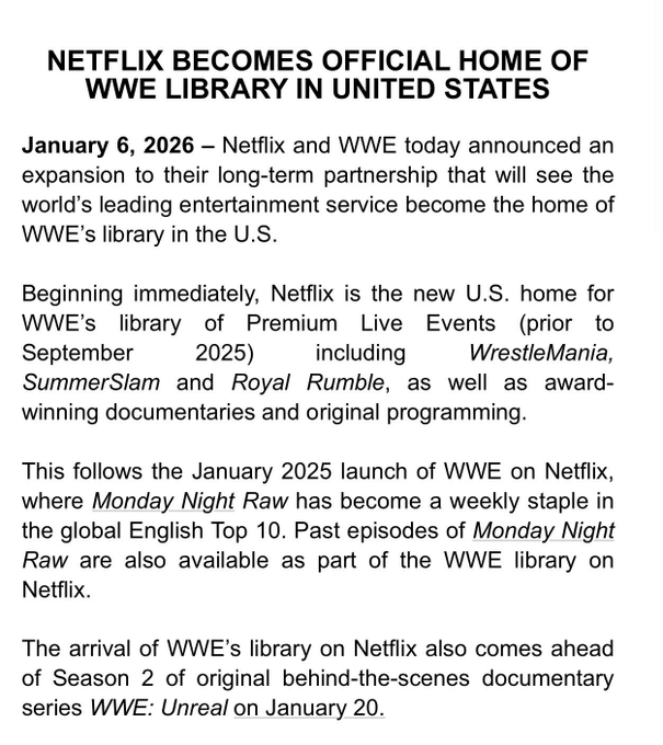 So @wwe and <a href="/netflix/">Netflix</a> let's work on the rest of the library now, you cowards.