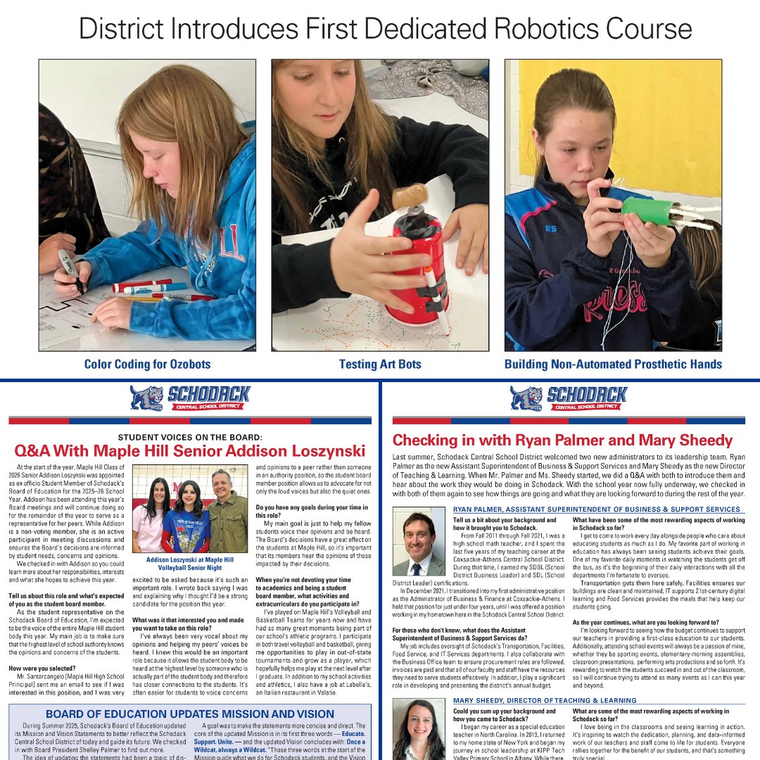 Schodack CSD tweet media