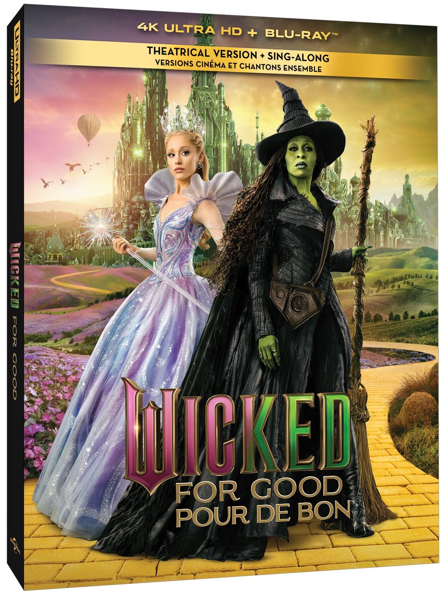 BenMkWrites's tweet image. You will be changed for good. Follow us + RT to enter to #win a copy of the smash-hit big screen musical fantasy #WickedForGood, available January 20 on 4K Ultra HD!