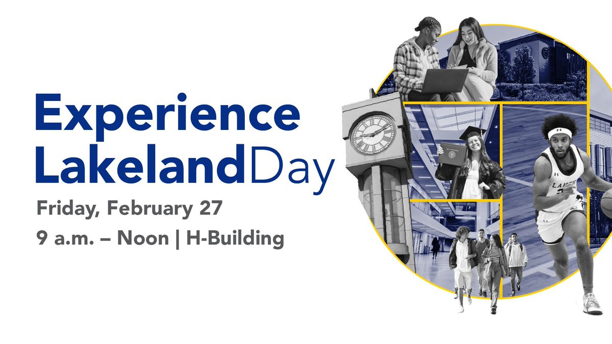Discover your path to success at Experience Lakeland Day, Friday, Feb. 27, from 9 a.m. to Noon. This campus showcase offers prospective students of all ages an engaging introduction to the Lakeland experience. #LakelandCC

➡️ bit.ly/ExpLakelandDay…