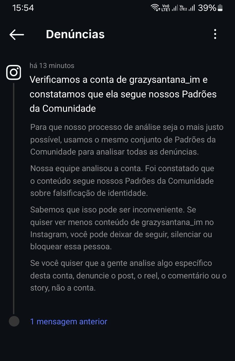 infosugar's tweet photo. @instagram qual a dificuldade que há quando denunciamos uma pessoa que está tentando passar por outra? Pegaram a foto de uma pessoa, abriram uma conta, deram um nome falso na conta e vocês não observam isso é um crime? https://t.co/N0WvmkB6EP