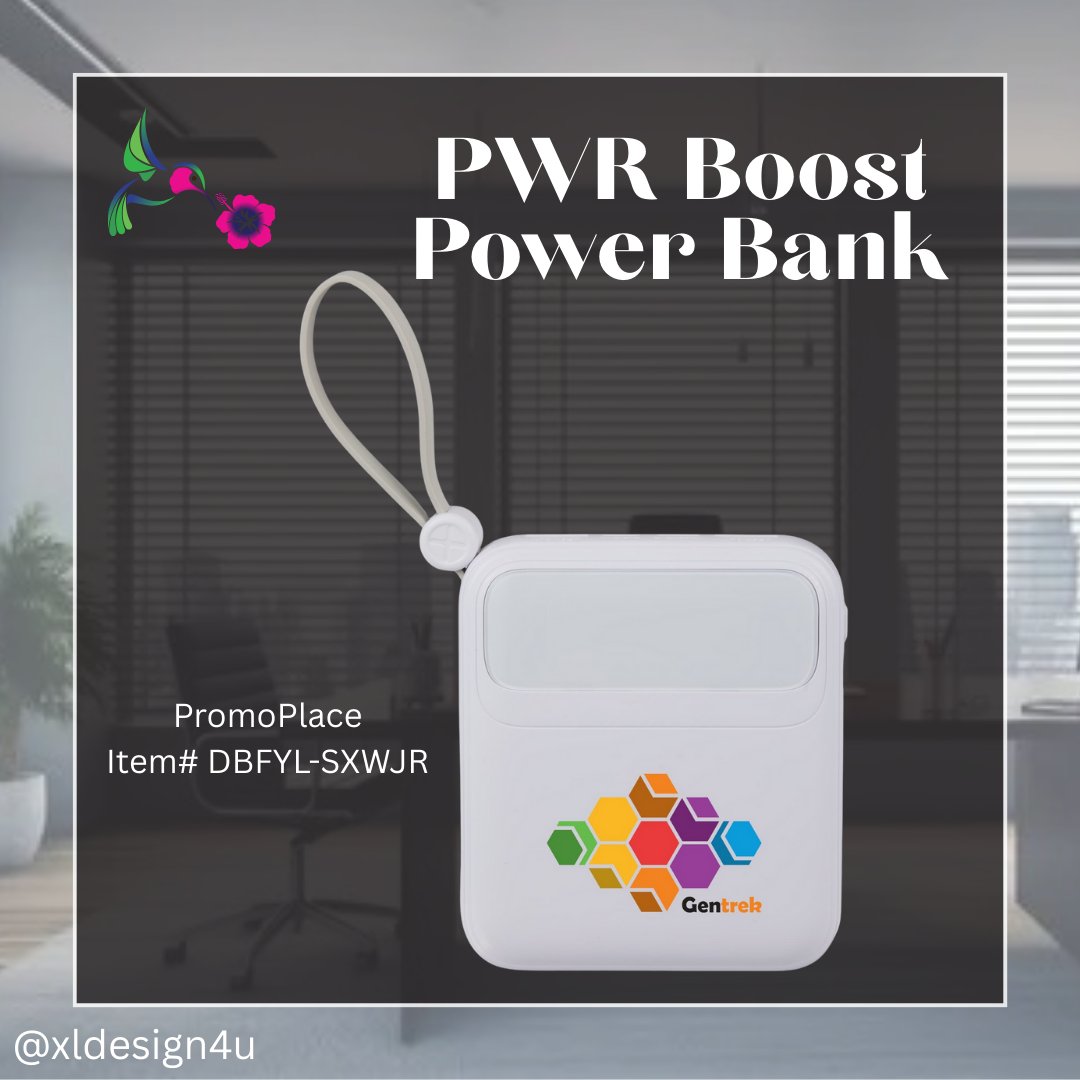 XLDesignLori's tweet photo. Stay powered when it matters most. The PWR Boost Power Bank keeps devices charged and your brand top of mind—because essentials should always come in clutch.

We EXCEL4U!

#XL4U #XLDesign4U #WeEXCEL4U #PromotionalProducts #TechPromos #PowerBank https://t.co/23ff897ooP