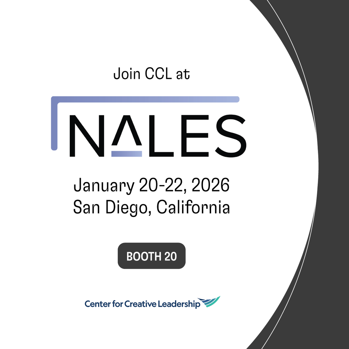 CCL is proud to be a premier sponsor of the North American Learning Executive Summit — where thought and industry leaders will discuss innovative strategies and trends in the dynamic world of talent management. Find out more about NALES 2026 here: executiveplatforms.com/nales/