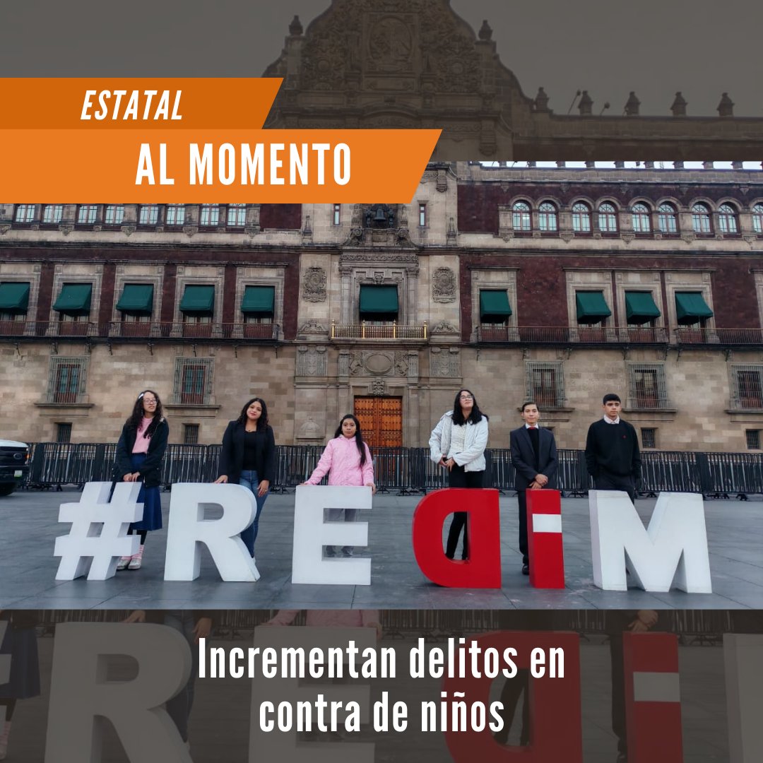 #AlMomento⚠️ 
#Estatal📍| <a href="/derechoinfancia/">Derechos Infancia</a> | <a href="/gobgente/">Gobierno de la Gente</a>
La Red por los Derechos de la Infancia en México (REDIM) reveló el informe de datos y análisis de la situación de los derechos de los niños y adolescentes: existe un incremento en los homicidios y lesiones contra menores.