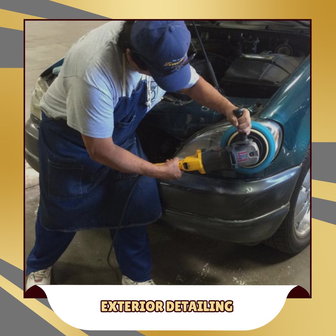 ZendejasShop's tweet image. Say goodbye to road grime and water spots. Our exterior detailing process restores your car's paint, leaving it looking bright and shiny. Want curb appeal that turns heads? Contact us so we can do it! #ExteriorDetailing
autodetailingchandler.com/about