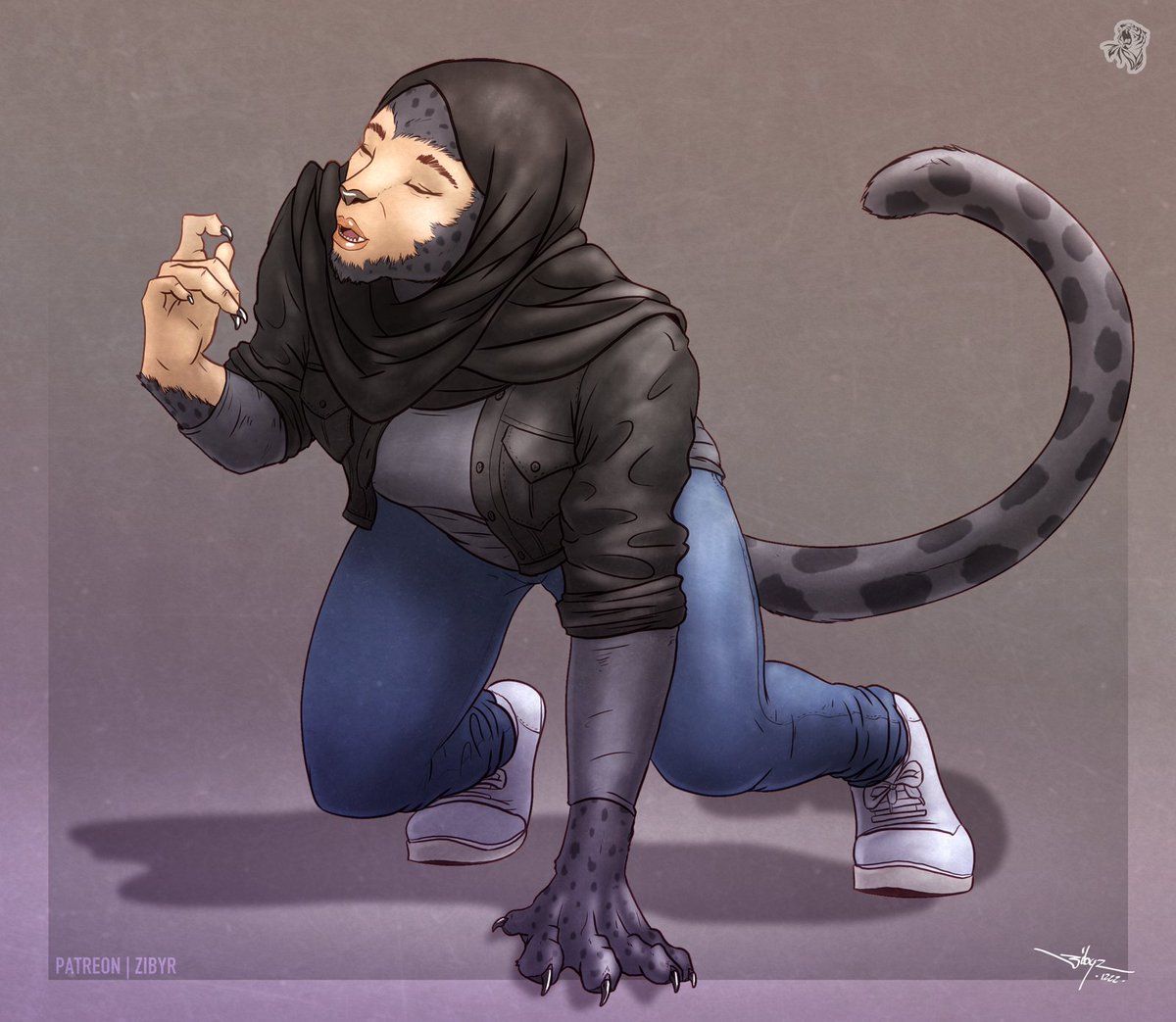 Lady changing into panther. Done to Horrorabies. Open for commissions now: forms.gle/YVXuupZ5wW3Quq… #TFTuesday #TFEveryday