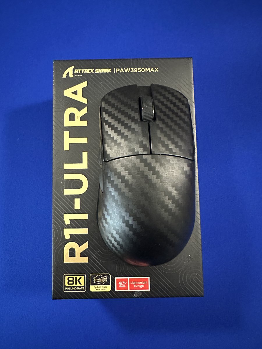 dazztrazak's tweet image. ⚪⚪(Updated) 2 Weeks of Giveaways Day 5⚪⚪
Today we have the Attack Shark R11 carbon fiber mouse!  You can check the review linked below and pick either texture as I have both!

To enter: 
Follow me @dazztrazak
Follow @PhalangesCo
Like, retweet and please feel free to tag a…