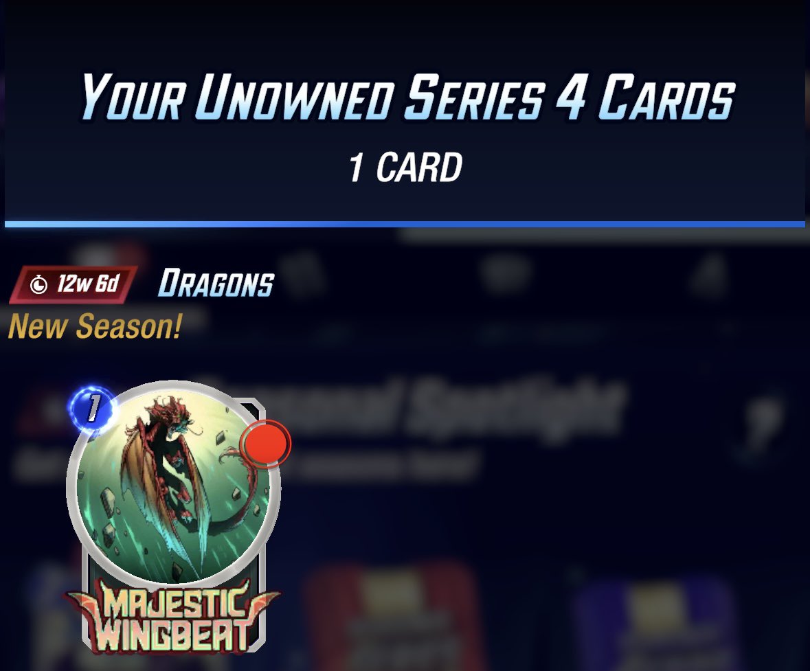 interrobange's tweet image. Majestic wingbeat is available in seasonal series 4 packs 🔥