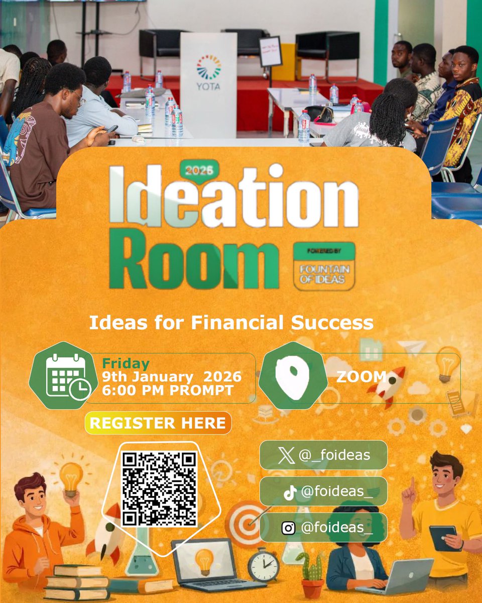 Ideation Room 2.0: Ideas for Financial Success

Do you want to take control of your finances and build a brighter future?

Join us at Ideation Room 2.0, where we'll be sharing actionable ideas on how to achieve financial success. 

Register here: forms.gle/dauRv9JBe3JXNw…