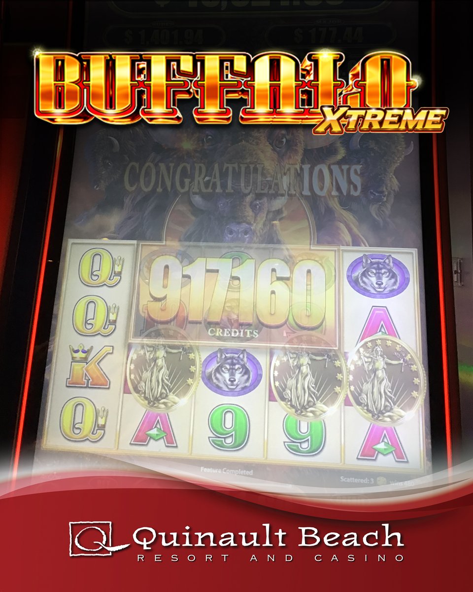 QBRC's tweet image. 🦬 JACKPOT! 🦬

This lucky guest turned a $4.50 bet into $9,171.60 playing Buffalo Xtreme! Feeling lucky? You could win the next buffalo sized jackpot here at QBRC!

 #jackpot #buffalo #BIGWIN #slotmachine #money #beach #resort #casino #QBRC #winnershappenhere