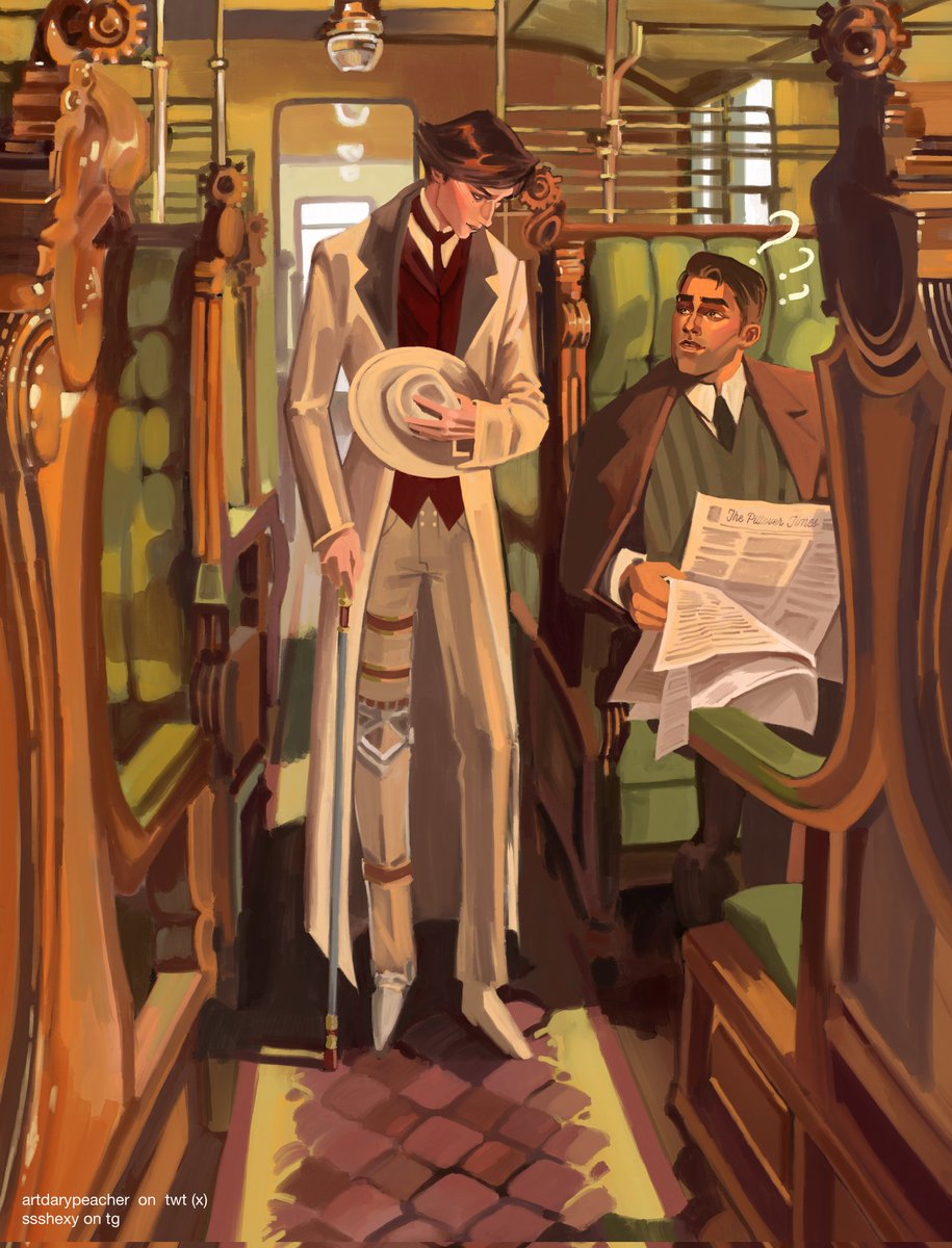 artdarypeacher's tweet image. A sudden acquaintance during the trip #jayvik