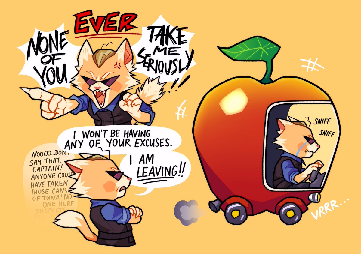 schlafzone's tweet image. captain whisker has had ENOUGH