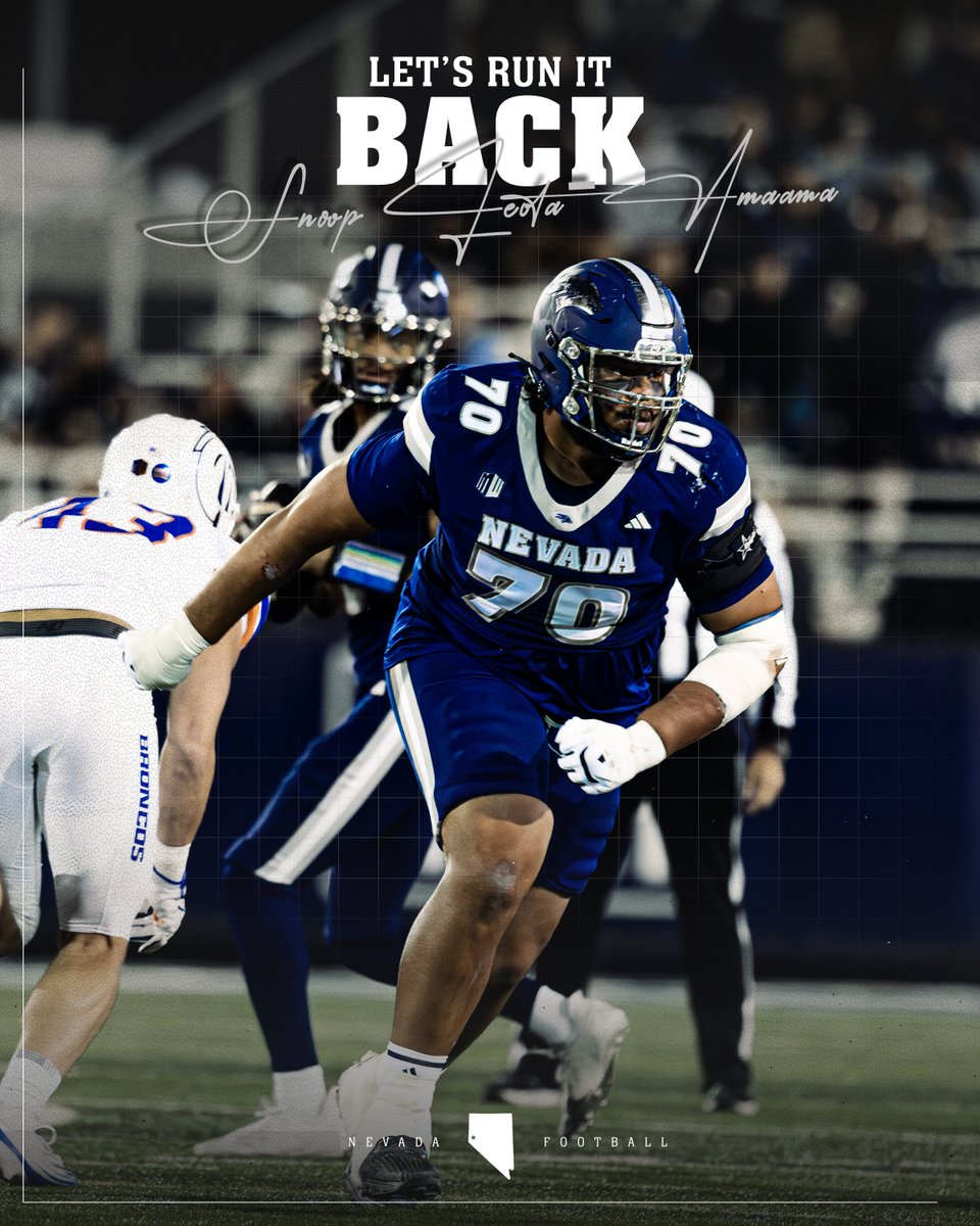 NevadaFootball's tweet image. Let’s do it again, @Tapuvae1 😤

#RiseTogether
