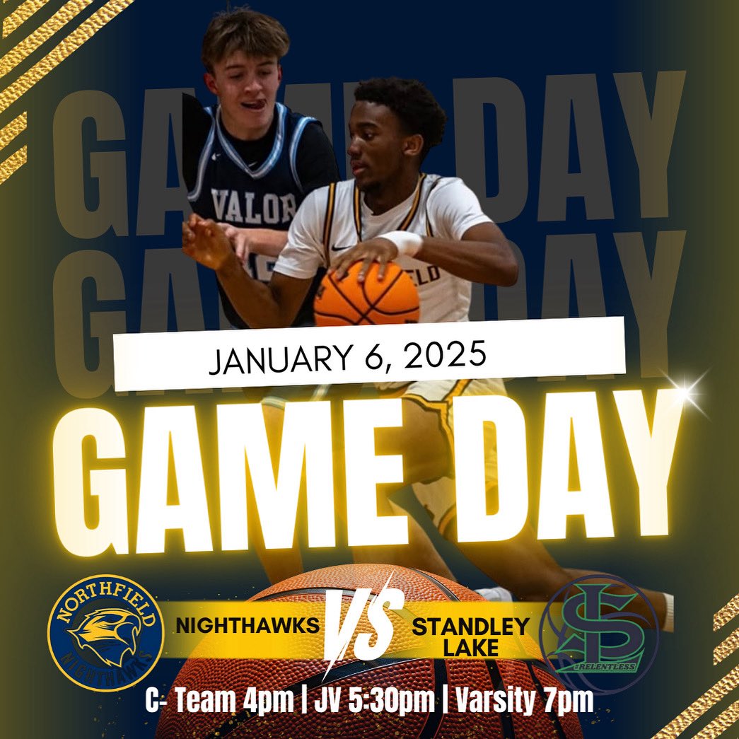 NighthawkHoops's tweet image. GAMEDAY 🏠🏀 
🆚 Standley Lake HS 
🗓️ January 6, 2025
🕦 C- Team 4pm | JV 5:30pm | Varsity 7pm
📍THE NEST