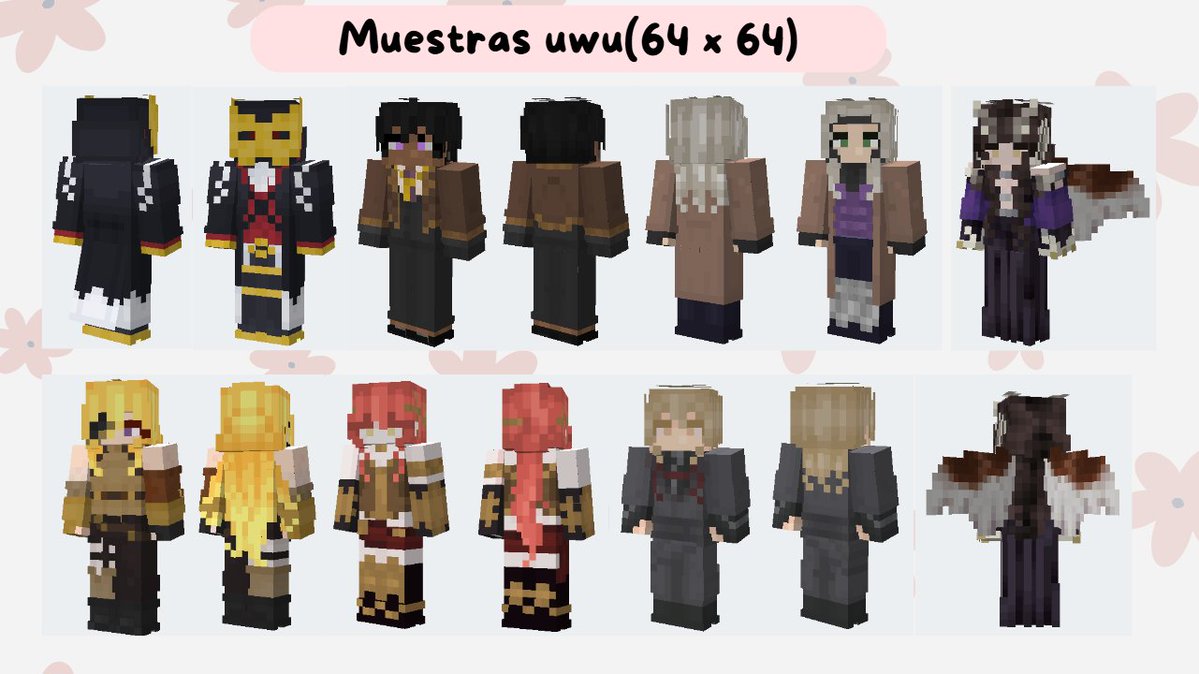 liz_alpaca18's tweet image. Por si les interesa iji hago skins humildemente