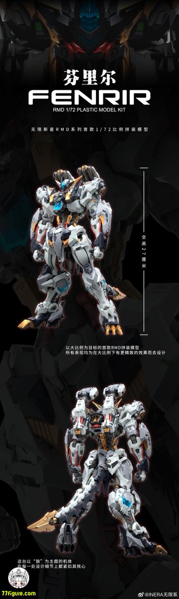 予約商品] IN ERA+ 1/72 RMDシリーズ フェンリル プラモデル素材：ABS