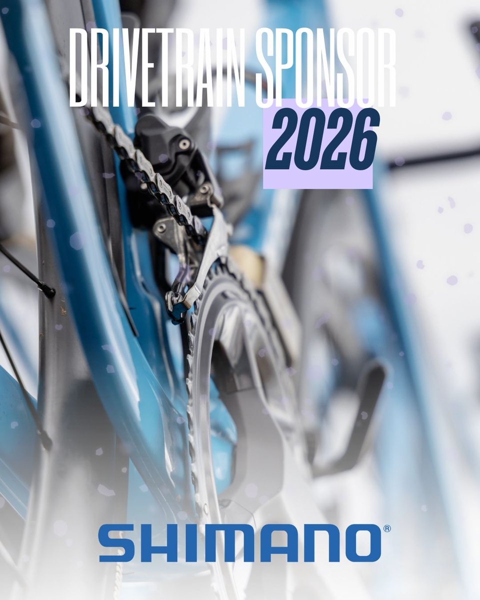 AlbaRoadTeam's tweet photo. We’re happy to be riding with Shimano for 2026.

The Ultegra R8170 Di2 groupset gives our riders the confidence to race hard and focus on the road ahead. https://t.co/wml4Df2Oob