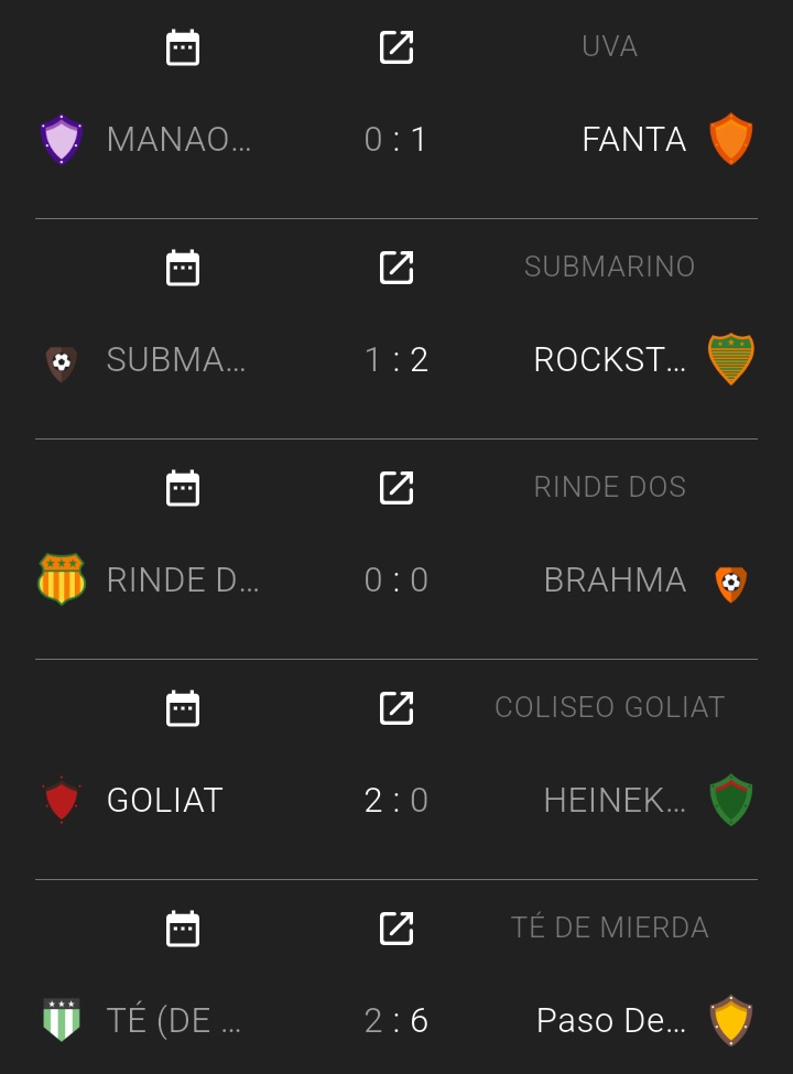 LigaDeBebidas's tweet photo. FECHA 29 DE LA PRIMERA 🅱️ NACIONAL Y 🅱️ METROPOLITANA DE LA ldB https://t.co/eTOuIXywnE