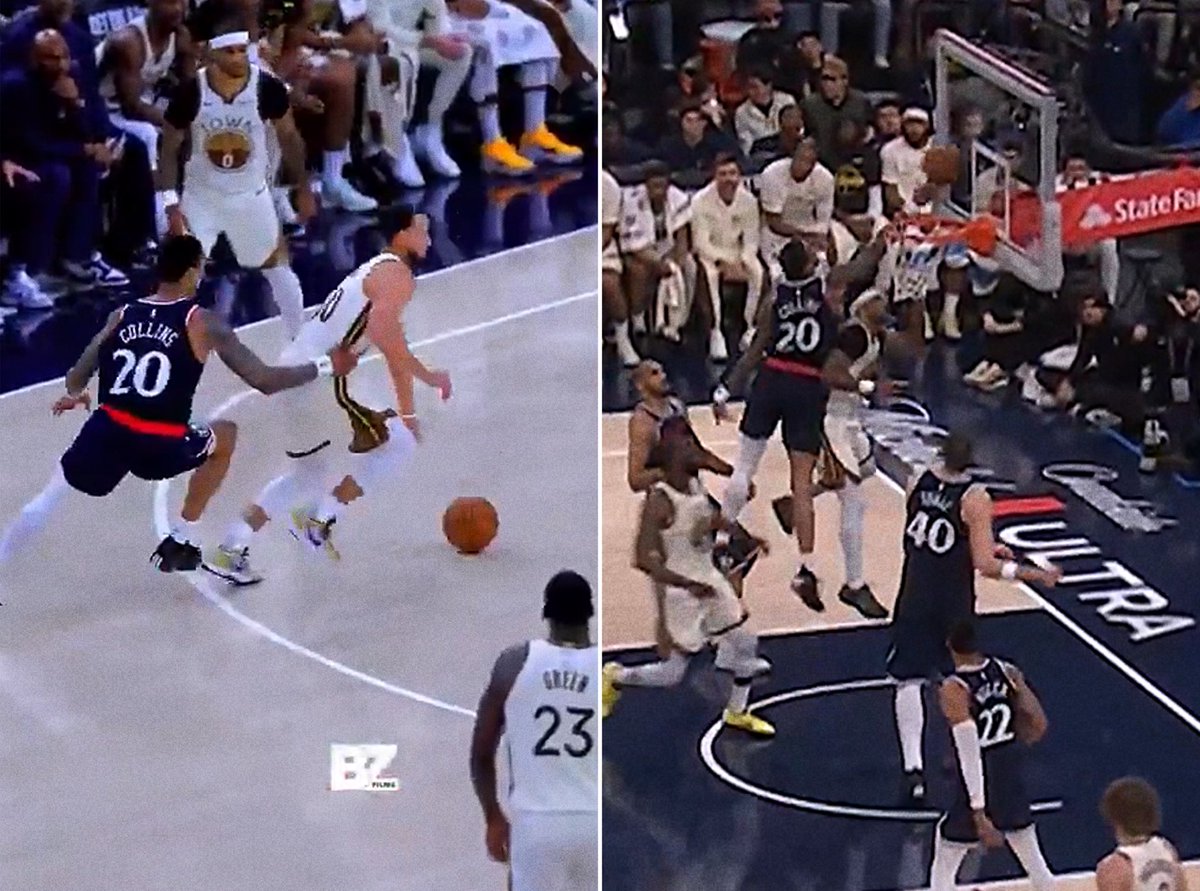 Time de arbitragem da NBA confirma que errou contra o Warriors ontem 2 vezes.

- Deveria ter dado a continuação no arremesso do Curry, e não apitado depois.

- Goaltending na bandeja do Gary Payton.

O segundo lance causou um efeito dominó. Steve Kerr foi expulso, 2 faltas