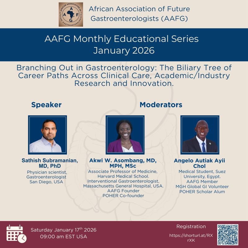 African Association Of Future Gastroenterologists tweet media