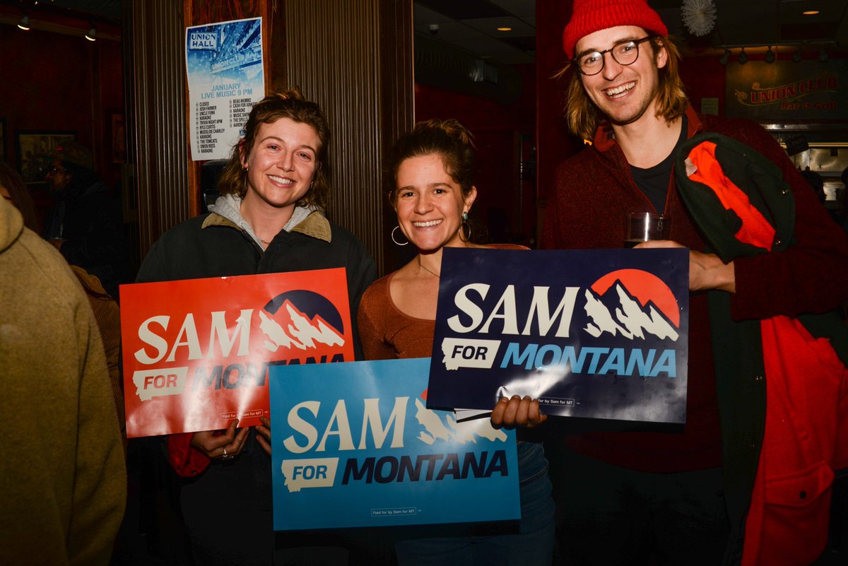 SamForstag's tweet image. For Montana. For all of us. Thanks for showing up last night, Missoula - let’s win this thing, together.