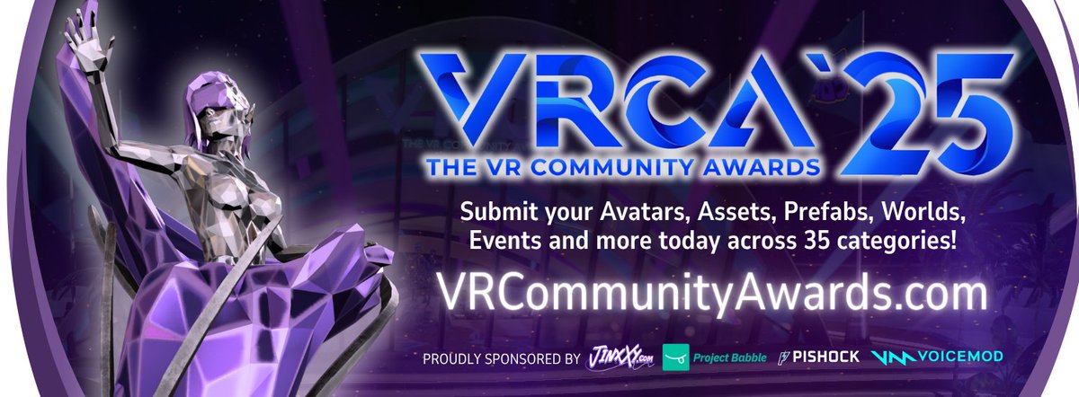 I and the Rainbow Library team are happy to announce that Rainbow Library has been nominated for two #VRCommunityAwards.
Nominated - 
Social Impact (Rainbow Library)
Community Leadership (Asheris, RL founder).

Thank you <a href="/TheVRCAwards/">The VR Community Awards</a>