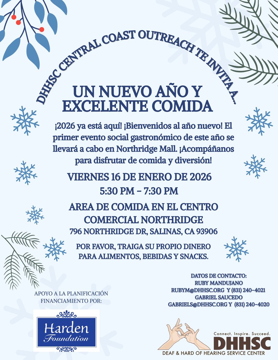 *NEW SOCIAL EVENT NEXT WEEK!*

Full message: instagram.com/p/DTLkv0HgdMB/…

#DHHSC #CentralCoastOutreach #HardenFoundation #Fun #Social #NorthridgeMall