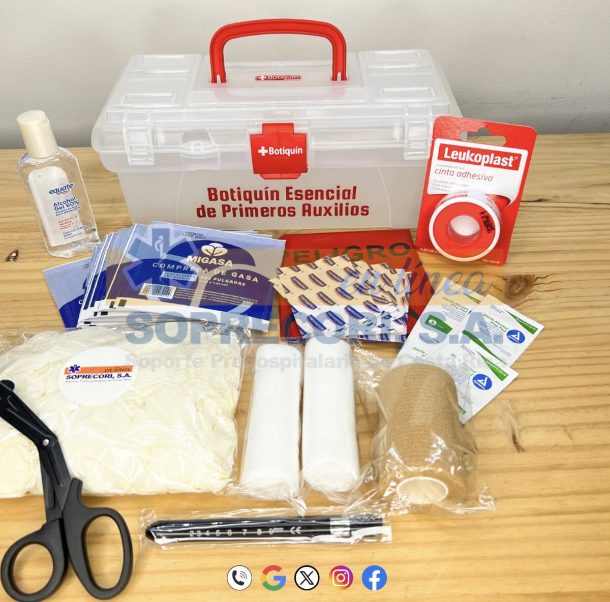 Botiquín Esencial de Primeros Auxilios
Costo actual: ¢39.500
Adquiéralo en: soprecorienlinea.com/products/botiq…

Grupo SOPRECORI, S.A.