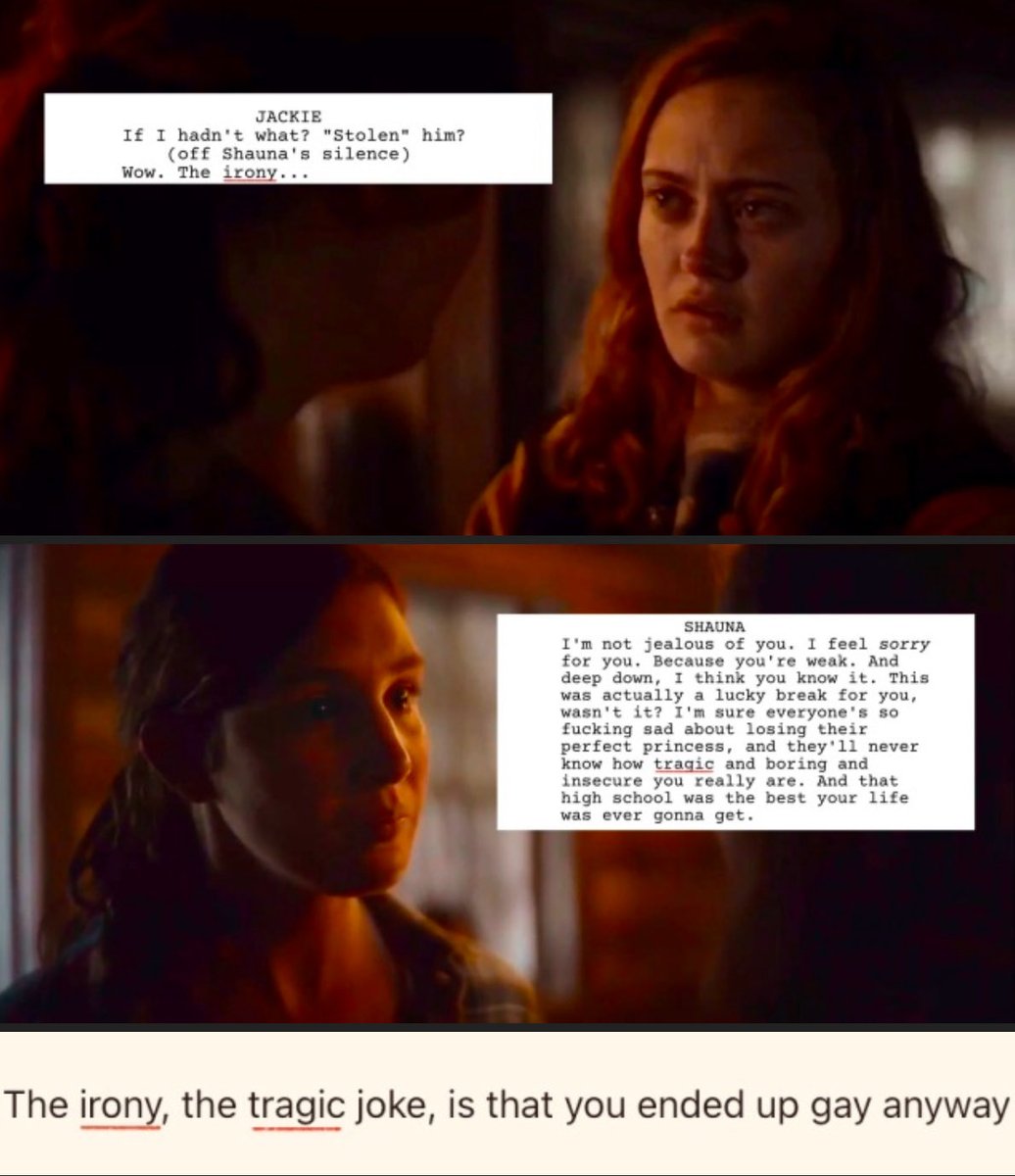 sleepingskip's tweet image. Jackieshauna fight (1x10)/Van Palmer (3x01)