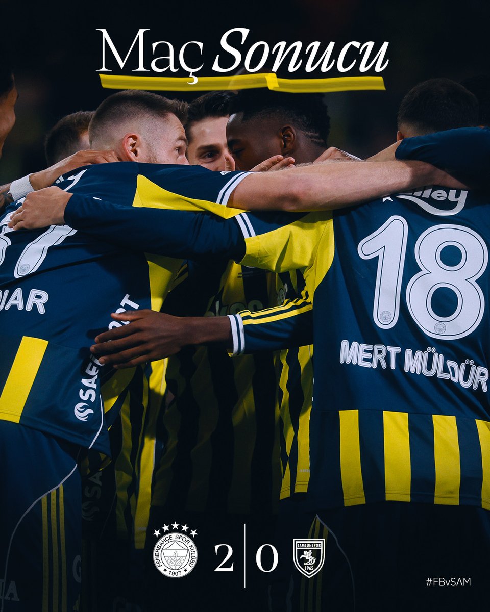 Turkcell Süper Kupa’da Finaldeyiz! 💪

#FBvSAM