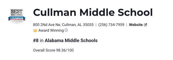 Cullman Middle School tweet media