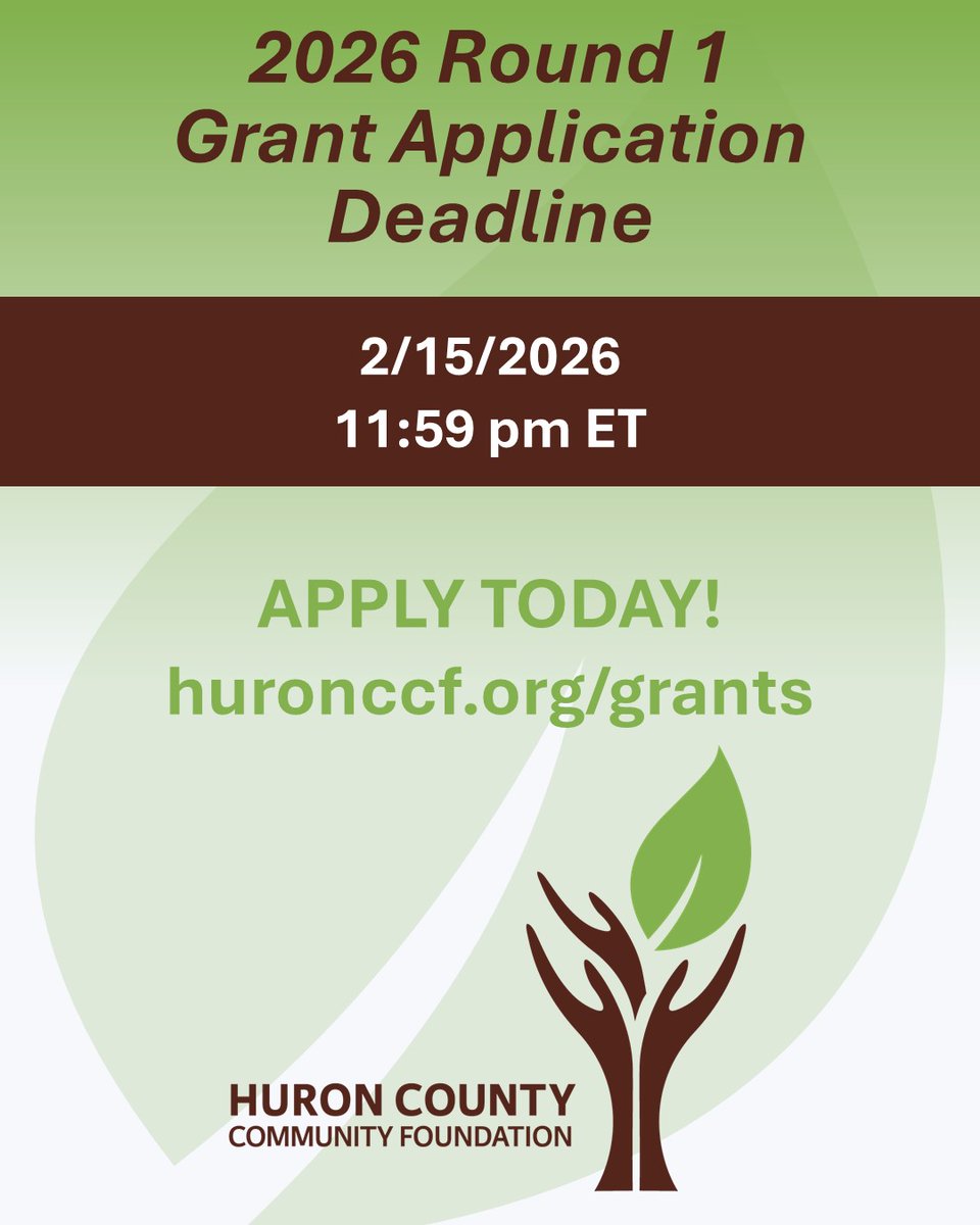 Huron County Community Foundation tweet media