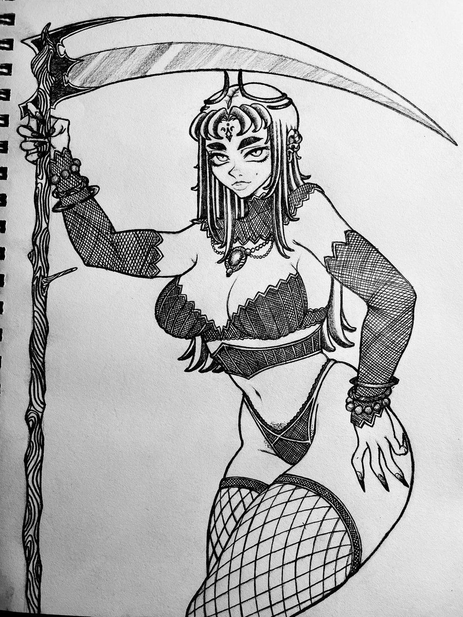 Todays fun, enjoy! 
#oc #drawing