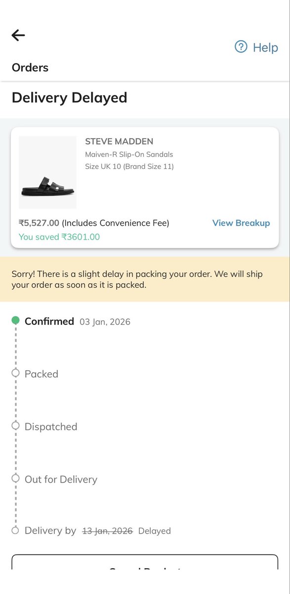 Parvv__'s tweet image. SECOND time AJIO has failed to deliver the same product. First order cancelled due to “logistical issues.” Supervisor told me to reorder and assured delivery. Reordered on COD knowing this would happen. Now delayed indefinitely. Pathetic service. @AJIOLife @AjioCares #AJIOFail