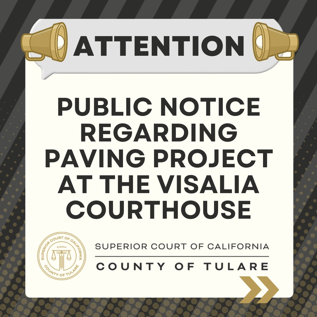 Tulare County Superior Court tweet media