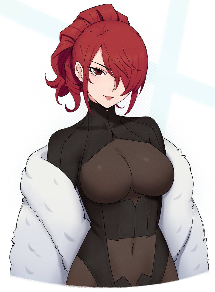 EdMonMondo's tweet photo. I love drawing ponytail Mitsuru what can I say https://t.co/9FEr3TWKnb