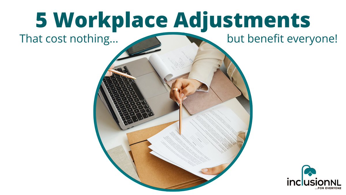 3️⃣ Meeting notes or transcripts

Providing written notes or transcripts from meetings is a simple, no-cost adjustment.

It helps neurodivergent and cognitively impaired people process information at their own pace — and gives everyone a clear record to refer back to. 🗒️