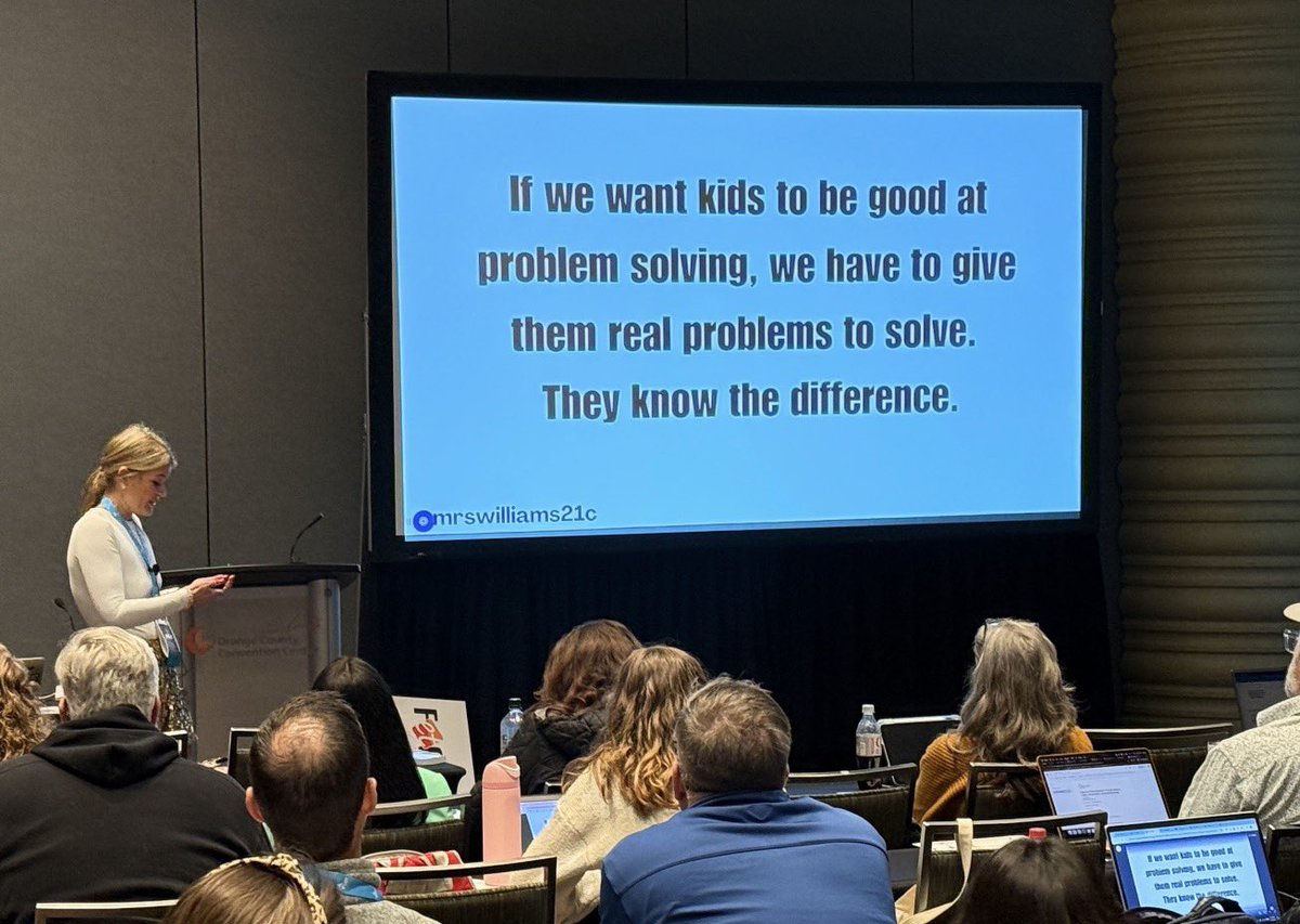 mrswilliams21c's tweet image. I’m so excited to come back to Future of Education Technology Conference @fetc to share and connect with #ChangeAgent educators! I am coming absolutely stocked with energy and care! 💖Come say hi!!! Find all my sessions at 🔗 fetc.org/speakers/laura… #authenticlearning #PBL #WBL