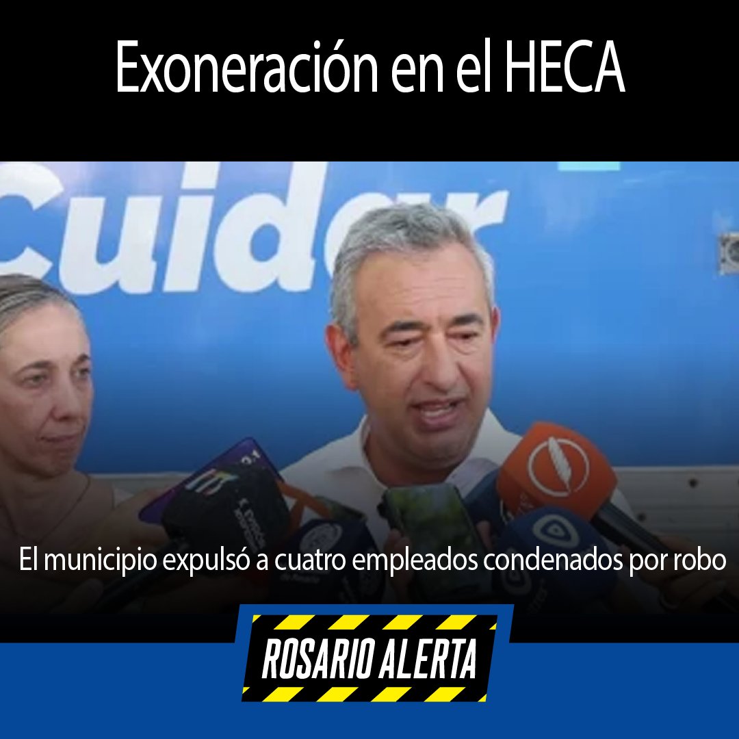 🏥 HECA | La Municipalidad exoneró a 4 empleados condenados por robo dentro del hospital. Javkin fue contundente: “No voy a aceptar presiones”. La causa judicial sigue abierta.
#Rosario #HECA #GestiónPública #Justicia ⚖️📰rosarioalerta.com.ar/site/?p=30138 a través de <a href="/RosarioAlerta/">Rosario Alerta</a>