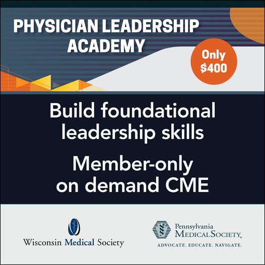 WisMed's tweet image. Are you taking on leadership roles within your practice or system? Achieve the foundational leadership skills you need to succeed in your new role with these virtual mini courses.
drive.google.com/file/d/1ad4LHG…
#CME #physicians #doctors #PhysicianLeaders #MemberBenefits