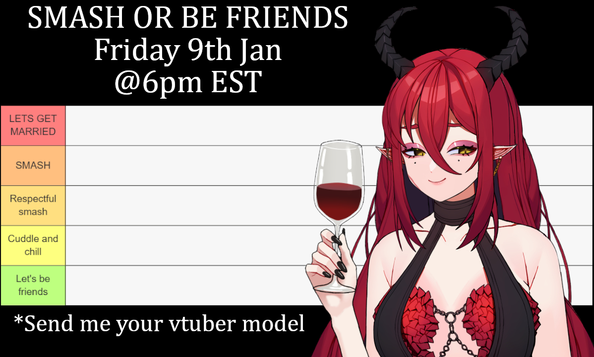 ChaoticZwei's tweet image. My precious Treasures 
I’m hosting a Smash or Be Friends stream Friday, Jan 9 at 6PM EST!
Drop your VTuber models in the comments before the stream so I can include you ( ⸝⸝´꒳`⸝⸝)
Let’s see who survives~

#VTuber #VTuberEN #VTuberCommunity #Live2D  #Streamer #VTuberUprising