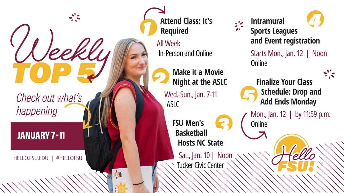 FSU Student Affairs tweet media