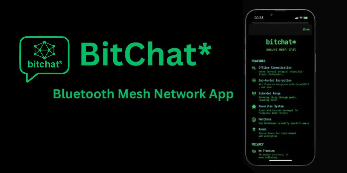 DETAILED THREAD: How to use Bitchat

Like &amp; repost. Bookmark for later and share with friends.